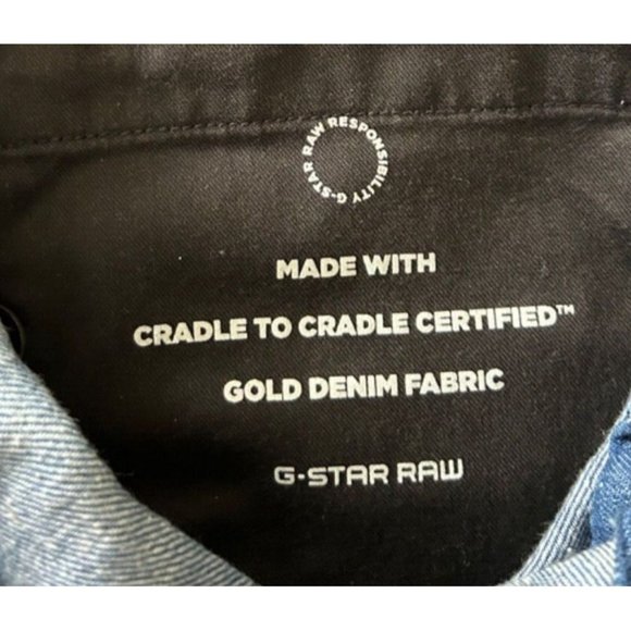 G Star Raw Original Jeans Shorts 27 Waist Button Close Snap Pocket 5 Pocket - Picture 10 of 15